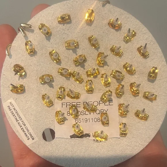 Free People Gold and Silver Earring Set - Picture 3 of 5